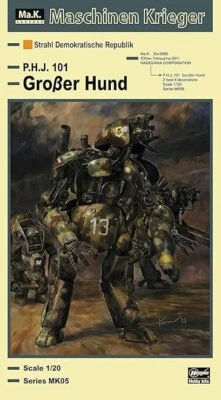 Hasegawa Ma.K 1/20 P.H.J.101 cane di grossa taglia Unmanned Armored Fighting ... - Immagine 1 di 4