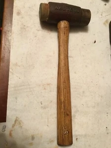 Leather tip hammer, (Ahlberg Bearing Co), No.1, vintage - Picture 1 of 6