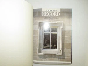 Architectural Record ~ 1989 July - September Issues, Volume 177 - Picture 1 of 8
