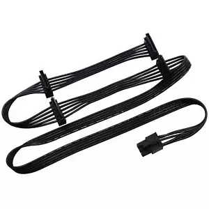 Cavo di alimentazione PCIe 6 pin da 1 a 4 SATA per Seaonic FOCUS Plus Gold 850 650 550 - Foto 1 di 3