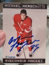 AUTOGRAPHED 2011-12 Wisconsin Badgers SIGNED Michael Mersch AUTO PRE RC! SABRES