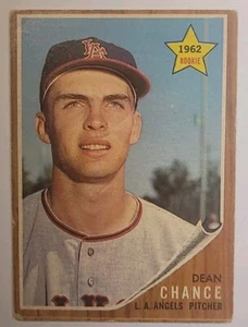 1962 Topps Dean Chance Rookie #194 Los Angeles Angels - Picture 1 of 2