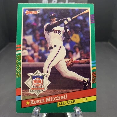 1991 Donruss All-Star Kevin Mitchell #438 San Francisco Giants - Image 1 of 2