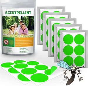150 Mosquito Stickers, Natural Citronella Patches for Kids & Adults, DEET-Free - Picture 1 of 12