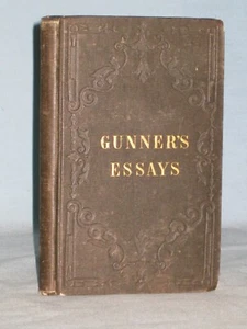 1851 INSCRIBED BOOK TWELVE ESSAYS ON THE PERSONAL REIGN OF CHRIST BY F. GUNNER - Picture 1 of 7