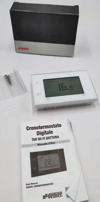 VEMER VE788600 TUO WiFi Akku Thermostat Heizung Smart Home WLAN Weiß - Bild 1 von 4