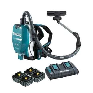 Makita DVC261X 36V 18Vx2 Brushless Backpack Vacuum CommercialCordless Cleaning - Picture 1 of 5