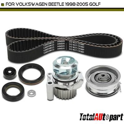 Kit de correa de distribución de 6 piezas para Volkswagen Jetta 1999-2008 2011-2015 Golf 99-06 Beetle Foto 1 de 4