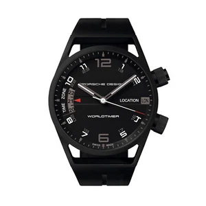 Porsche Design Worldtimer P6750 6750.13.44.1180 PVD Titanium 45MM Watch - Picture 1 of 9