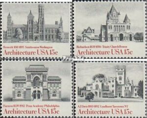 Stati Uniti 1445-1448 (completa Edizione) MNH 1980 American Architettura (II)