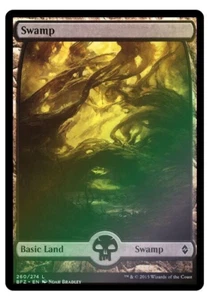 MTG Swamp (260) #260/274 VOLLKUNST Schlacht um Zendikar (BFZ) - NM - Bild 1 von 1