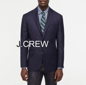 J.CREW Legacy blazer navy blue Ludlow Crosby 38R sport coat jacket wool classic - Picture 1 of 10