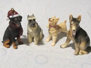4 Great Dog Figurines - Picture 1 of 5