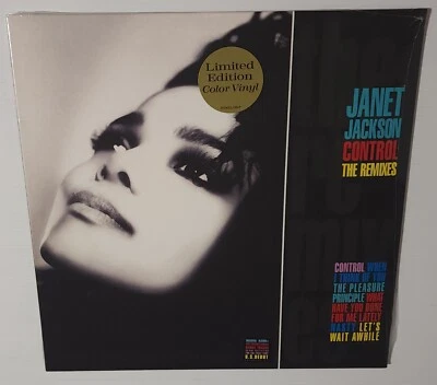 JANET JACKSON CONTROL: THE REMIXES (2021) BRAND NEW SEALED COLOURED VINYL LP - Image 1 of 2