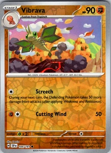 Vibrava Reverse Holo 105/191 SV08: Surging Sparks Common - NM - Bild 1 von 2