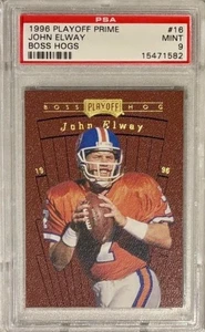 Playoff Prime 1996 John Elway #16 Boss Hogs PSA 9 Denver Broncos - Imagen 1 de 2