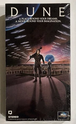 Dune 1984 (VHS, 1990 Release) BRAND NEW-FACTORY SEALED Watermarks! David Lynch - Image 1 of 4