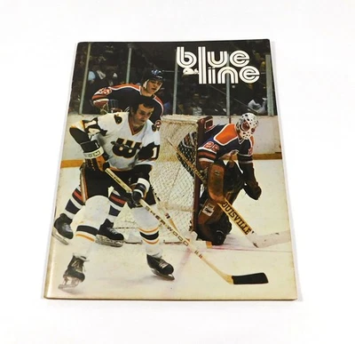 1977-78 Edmonton Oilers at New England Whalers WHA Hockey Program - Image 1 of 2