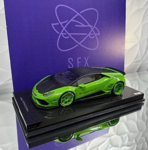 Modelos 1/18 MR Lamborghini Hurican verde con detalles negros número 16 de 25 - Imagen 1 de 12