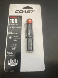 Coast Products 30118 G22 100 Lumen Spot Beam Flashlight BLACK - Picture 1 of 3
