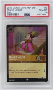 Disney Lorcana Set 1 First Chapter Minnie Mouse Beloved Princess Foil PSA 10 - Picture 1 of 2