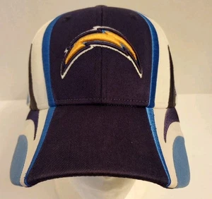 Reebok San Diego Chargers Fitted Hat Cap NFL Embroidered Blue One Size - Picture 1 of 11