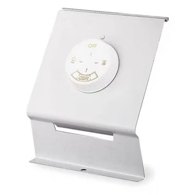 Dayton 3Ug91 Electric Baseboard Heater Thermostat, 2 Poles, Northern White,