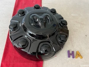 #HA 1) 2019-2025 RAM 2500 3500 NON DUALLY CENTER CAP BLACK OEM 6PG02TRMAA - Picture 1 of 7