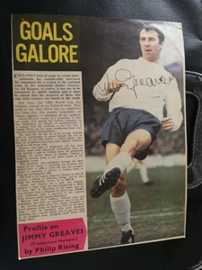 Signed JIMMY GREAVES Footballer Presenter Autograph - Picture 1 of 2