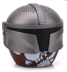 Disney Star Wars Mandalorian Head BlueTooth Wireless Speaker Bitty Boomers New - Picture 1 of 5