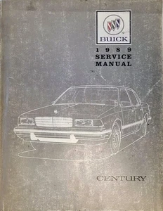 1989 Buick Century Shop Repair Service Manual Engine Chassis Body Electrical - Bild 1 von 2