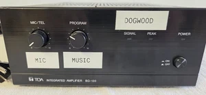 TOA BG-130 Integrated Mixer Power Amplifier PA 30W Tested Working - Picture 1 of 4