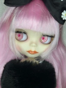 Custom Icy Doll Blythe Size OOAK Pink Hair 1/6 Artist Doll no Outfit Very Cute - Picture 1 of 9