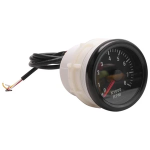 52MM Elektrischer Drehzahlmesser 0-8000 Min 2 Min Tachometer für 25511 - Afbeelding 1 van 7