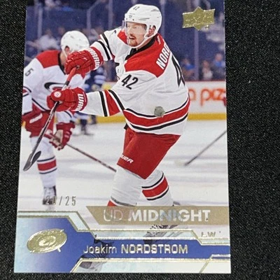 JOAKIM NORDSTROM Midnight  #d/25 2016-17 Upper Deck Free Comb Ship - Image 1 of 2