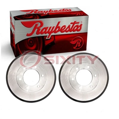 2 pc Raybestos R-Line Rear Brake Drums for 2006 Isuzu i-350 Braking Stopping cm - Image 1 of 4