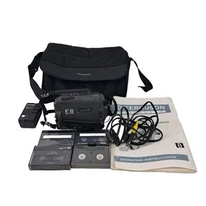 Vintage Ferguson Videostar F8 01 Recorder Camcorder Untested Accessories Bag - Picture 1 of 9