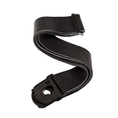 Correa de guitarra de cuero Planet Waves Planet Lock, negra Foto 1 de 3