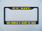 USS DONALD B BEARY DE 1085 FF 1085 License Plate Frame USN Military U S Navy