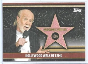 2011 TOPPS AMERICAN PIE ~ GEORGE CARLIN WALK OF FAME KARTE HWF-14 ~ 7 SCHMUTZIGE WORTE - Bild 1 von 2