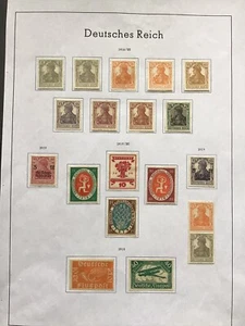 Germany 1916-20 MH 19 Issues - Picture 1 of 1