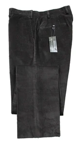 The Men's Store Bloomingdale's Dress Pants 38 R Dark Brown Corduroy Unhemmed NWT - Picture 1 of 7