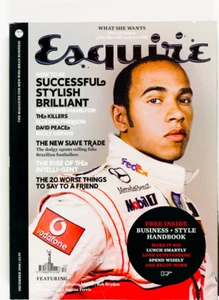 LEWIS HAMILTON PETER CAPALDI RICKY GERVAIS Esquire magazine December 2008 BRYDON - Picture 1 of 1