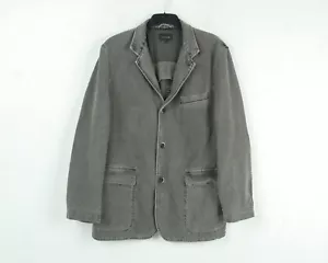 OSKA size 5 men Blazer Suit Jacket US 44 Uk Cotton Dark Grey XL Sport Coat 54 EU - Picture 1 of 6