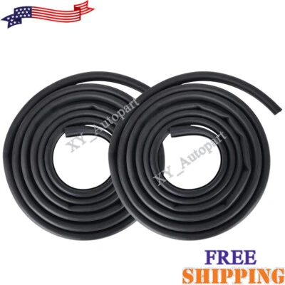 2X Rubber Door Weatherstrip Seals Set For Chevy GMC Suburban C/K 1500 2500 3500 - Image 1 of 4