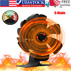 New Wood Stove Fan 6-Blade Fireplace Fan for Wood Burning Stove Heat Powered fan