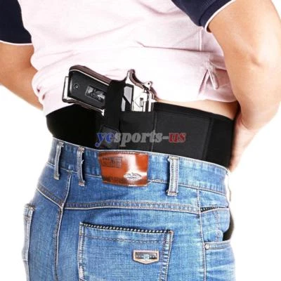 Tactical Concealed Carry Belly Band Holster Waist Handgun Carrier Fit all Pistol - Image 1 of 4