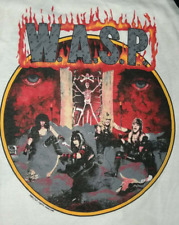 1984 W.A.S.P Band White Men Women S-234XL Cotton T-shirt