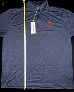 Vansport Virginia Cavaliers Long Sleeve 1/4 Zip Shirt Adult XL Stretch Mens NCAA - Picture 1 of 6