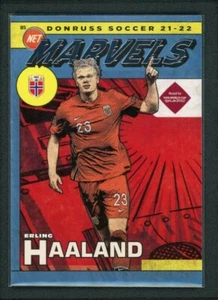2021-22 ERLING HAALAND PANINI DONRUSS NET MARVELS - Picture 1 of 2